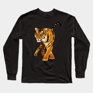 Tiger Walking Long Sleeve T-Shirt